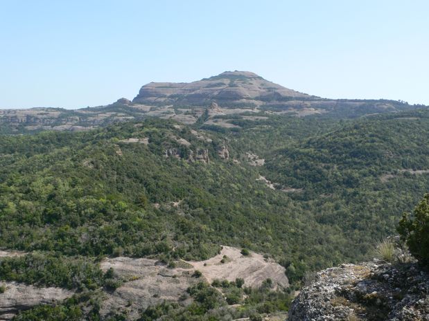 Vista hacia al Montcau