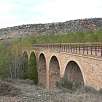 Día 1: Puente que nos lleva a la estación de Teruel / Ruta en Bici Vía verde Ojos Negros 