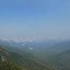 Vista desde el Moro Rock hacia las cumbres del Great Western Divide / Ruta a pie Sequoia National Park | Bosque gigante de secuoyas  