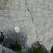 Vista de la pared del tramo dif�cil / V&iacute;a ferrata � Boffi 