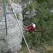 Destrepando por dos escaleras verticales / V&iacute;a ferrata � Diable IV | Le Chemin de la Vierge 