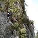 Primer tramo de la v�a / V&iacute;a ferrata � L'Escale a Peille 