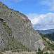 Vista general de la primera parte de la v�a / V&iacute;a ferrata � Poingt Ravier 