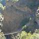 Al inicio vemos los dos t�neles y el gran puente que deberemos cruzar / V&iacute;a ferrata � Lac du Sautet 