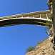 Al final vemos el puente que cruza la presa. Queda muy poco! / V&iacute;a ferrata � Lac du Sautet 