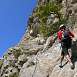 Inicio de la v�a ladeando / V&iacute;a ferrata � Vigneaux | La Balme 