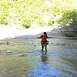 Cruzando el Vero por primera vez / Sendero � El r�o Vero hasta el Abrigo Gallinero 