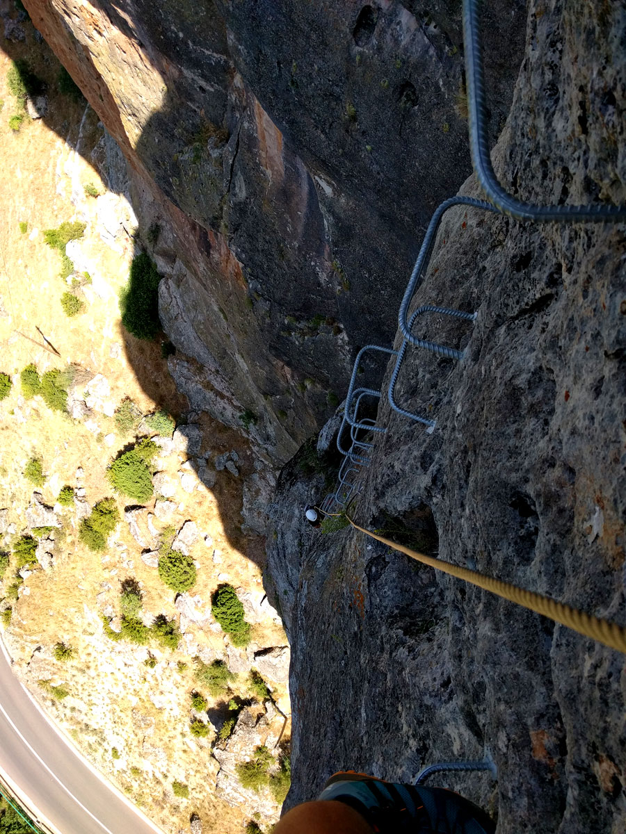 La subida no perdona -casi 90 metros de vertical-. 