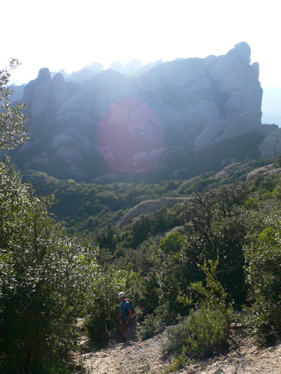 Seguimos descendiendo al Coll del Miracle 