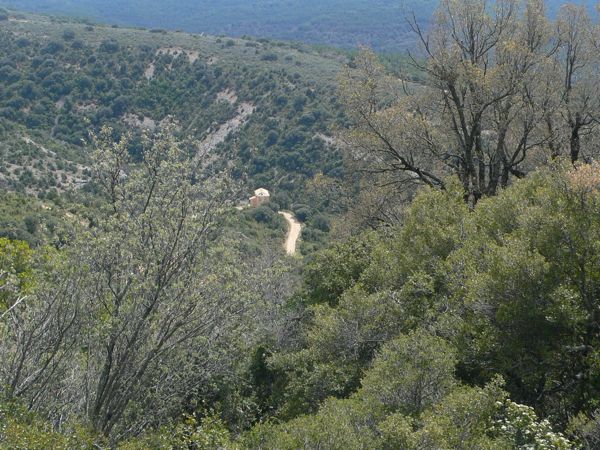 Vista a la ermita de Fabana 