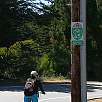 Seguimos los indicadores de la ruta 65 -North- en el interior de Presidio -parque que da acceso al Golden Gate Bridge- / Ruta en Bici San Francisco | Golden Gate | Sausalito 