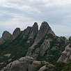 Vista a les Gorres desde el Coll de Sant Salvador / Ruta a pie L