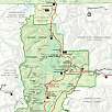 Croquis del parque / Ruta a pie Grand Teton National Park | Vuelta al lago Jenny 
