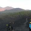 A media subida las vista se abren / Ruta a pie Subida al volcán Samara 