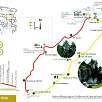 Croquis oficial de la ruta (©Turisme Alt Berguedà) / Ruta a pie Vuelta al Catllaràs y chalet de Gaudí 