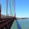 El Golden Gate desde el carril bici/peatón 
