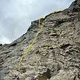 Primera parte de la ferrata 