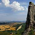 Panorámica al este desde el final de la vía ferrata 