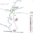Croquis de la ruta 