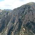 Caída del Pico Borón hacia el Pantano 