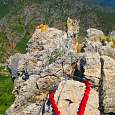 Fin del nuevo tramo de la ferrata de Penyaflor - Ampliación 2015- (© Jesus Matheu) 