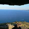 Vistas desde el interior de la caseta dels Alemanys 