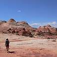 De regreso hacia Twin Buttes 