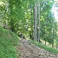 Rampas de subida a la pista del Roc de la Lluna 