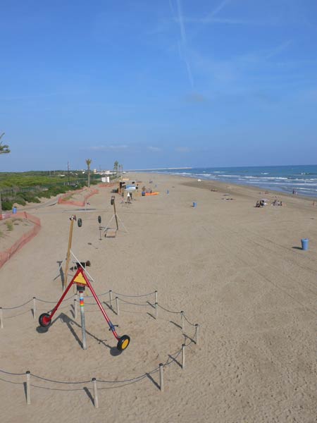 La playa del Prat del Llobregat 