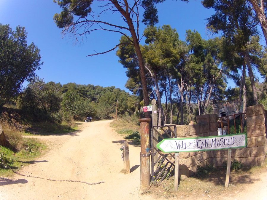 Entramos a la pista de Can Masdeu 