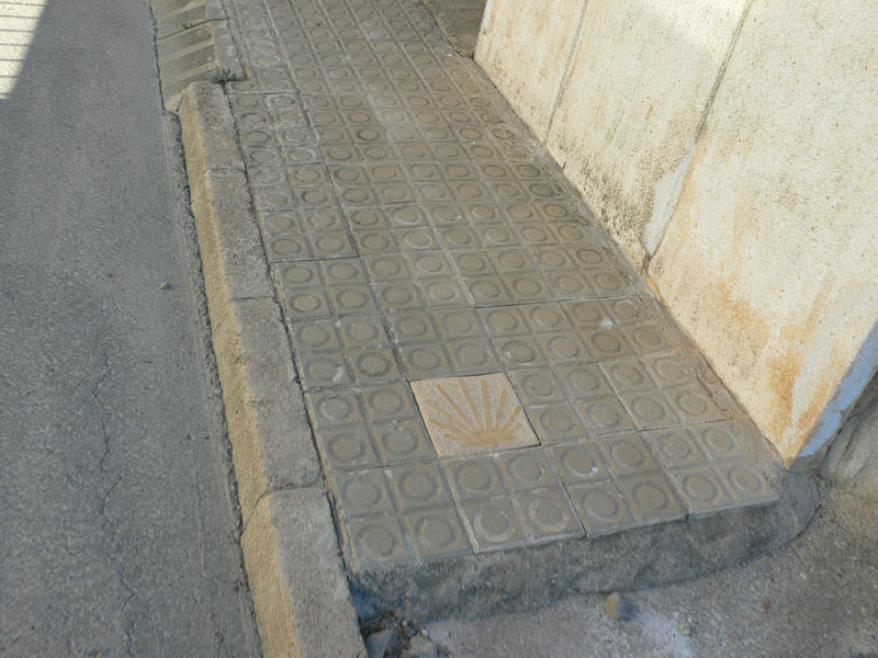 Señal del camí de Sant Jaume 