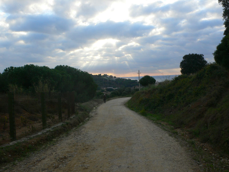 Empezamos a bajar hacia Badalona 