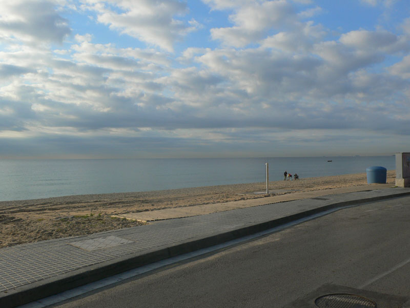 Llegamos al paseo marítimo de Badalona 