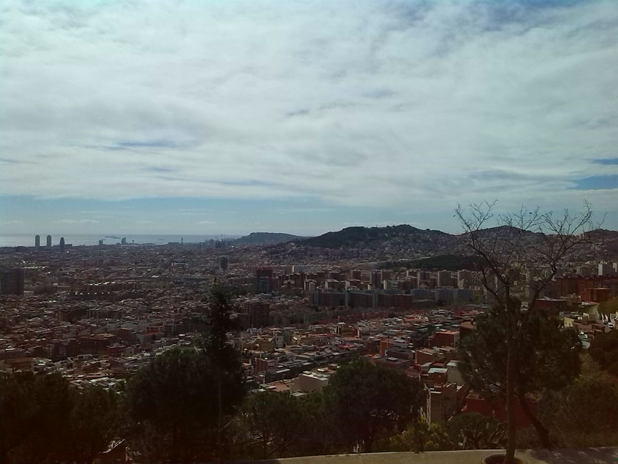 Vistas a Barcelona desde Torre Baró 