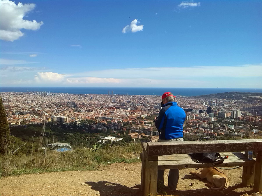 Barcelona desde el mirador 
