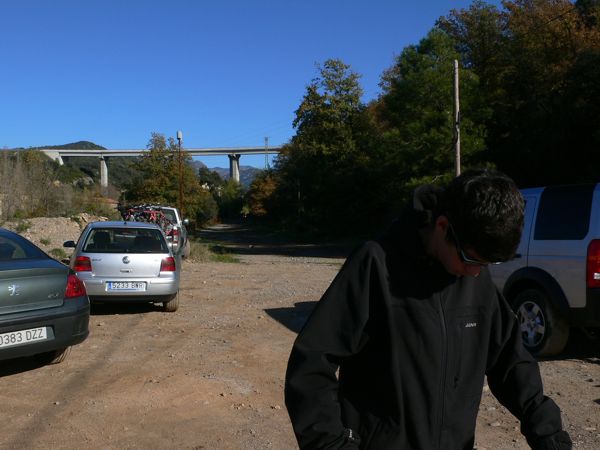 Inicio del camino en Cal Rosal 