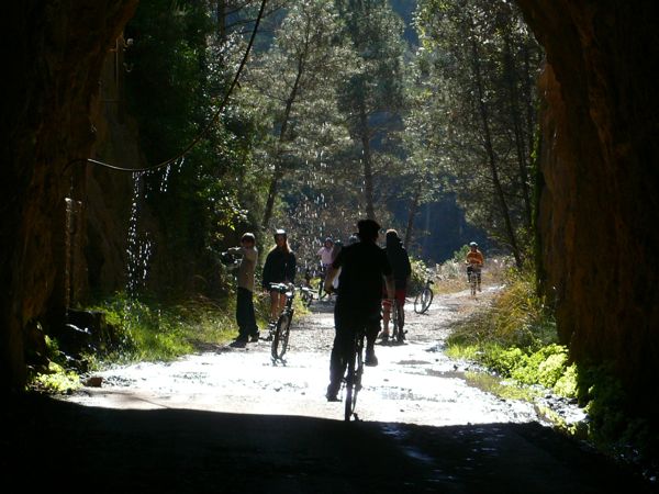 La vía es apta para todos y por su longitud (10km.) muy recomendable para hacer a pie 