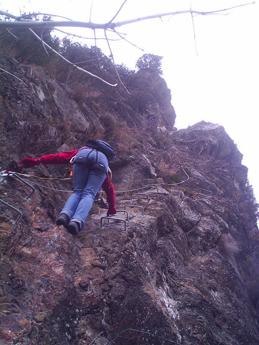 First upward section 