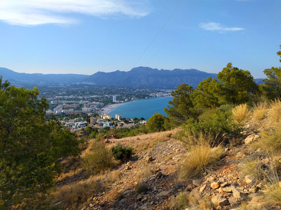 The PR with a view of Albir 