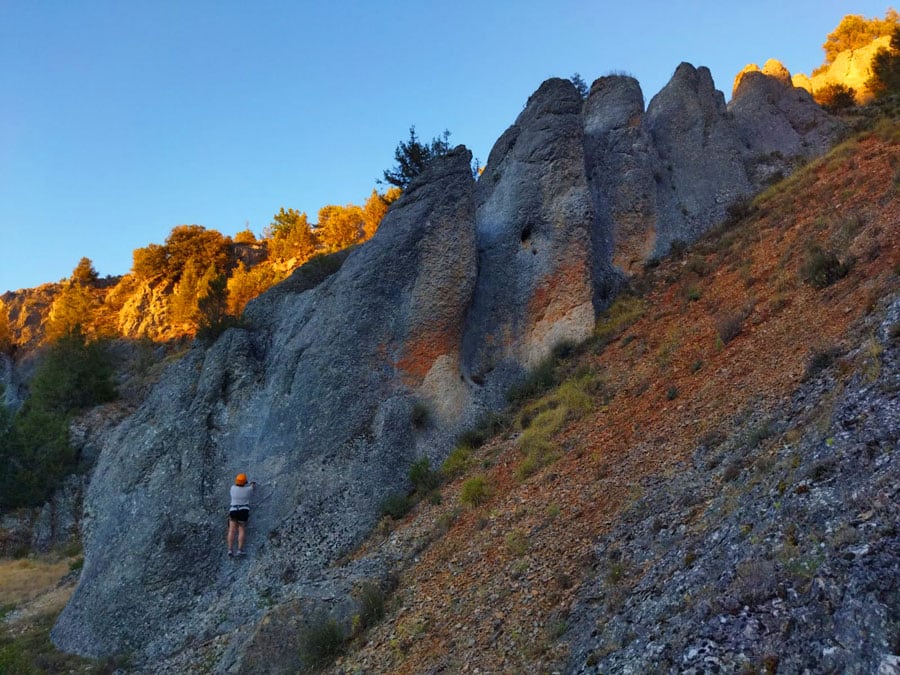 Descenso de la vía ferrata (©Isidro Ferreras Martínez ) 