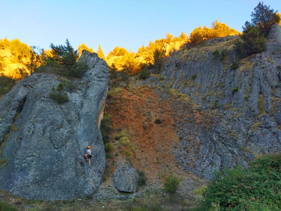 Salida de la vía ferrata (©Isidro Ferreras Martínez ) 