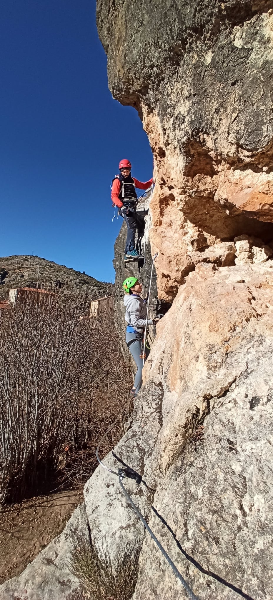 Entrada de la vía ferrata 