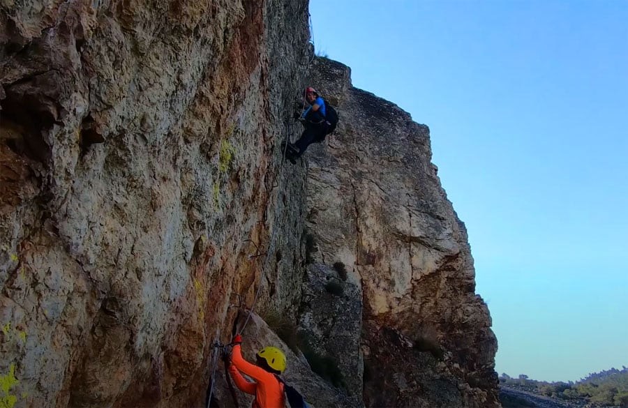 Zona ligeramente desplomada © JL Adventurer / Youtube