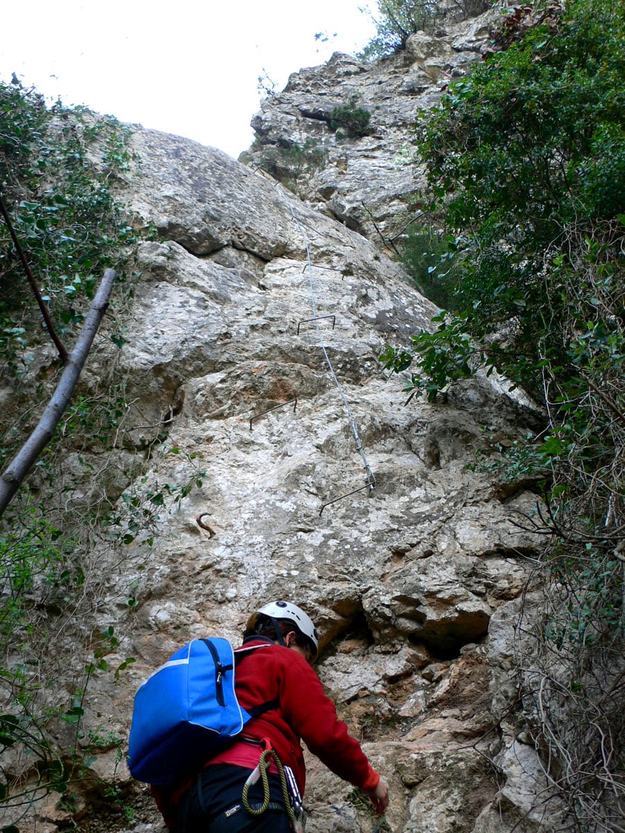 Inicio del último tramo pura grapa 