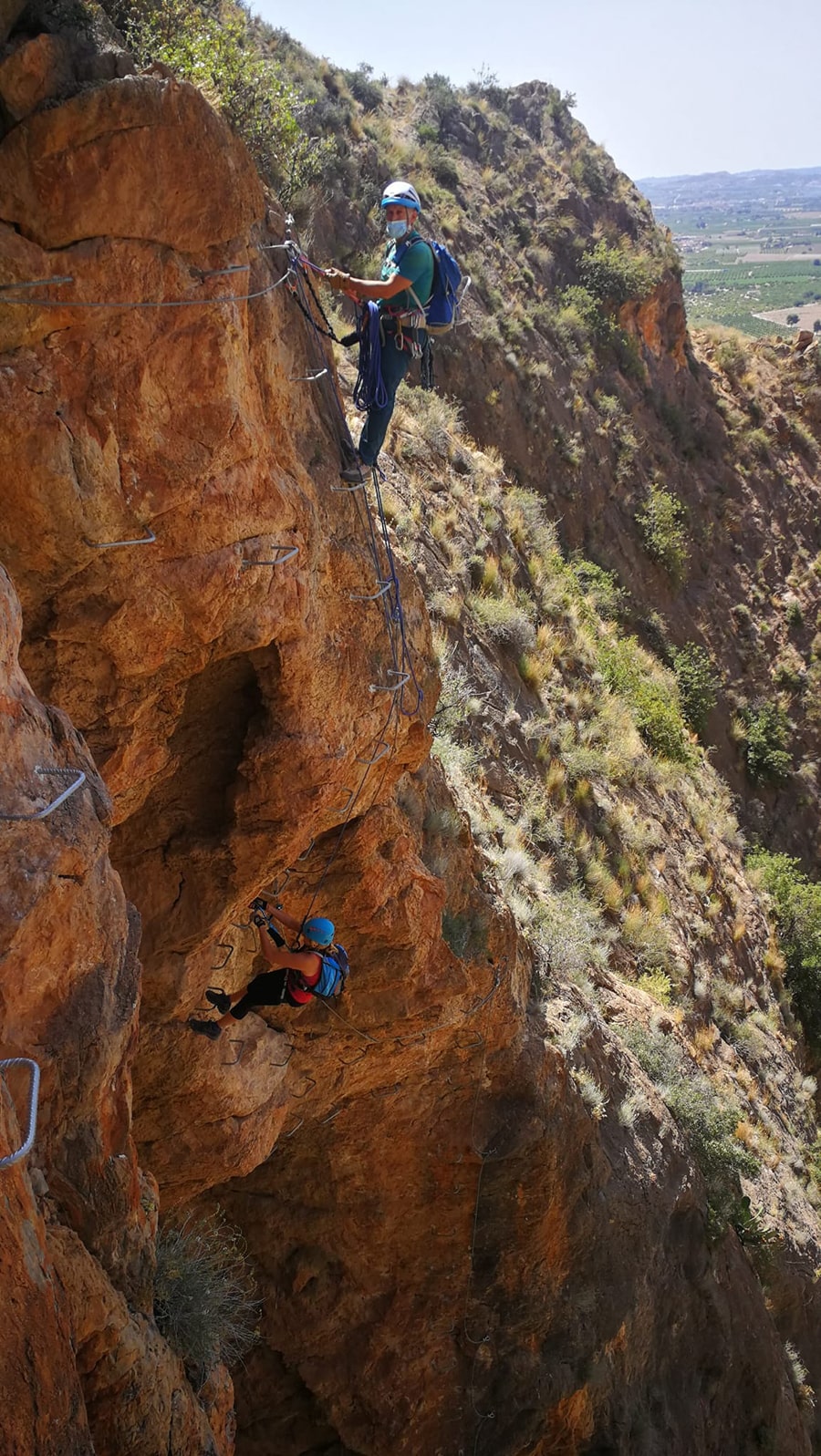 Detalle de la zona desplomada de la última cueva K5+ ©Juan Agulló Artero 