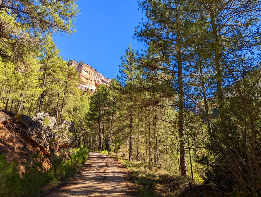 Seguimos por la pista con la vista ya puesta en la zona de las Catedrales 