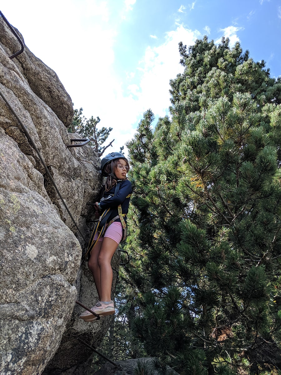Salida de la vía ferrata 