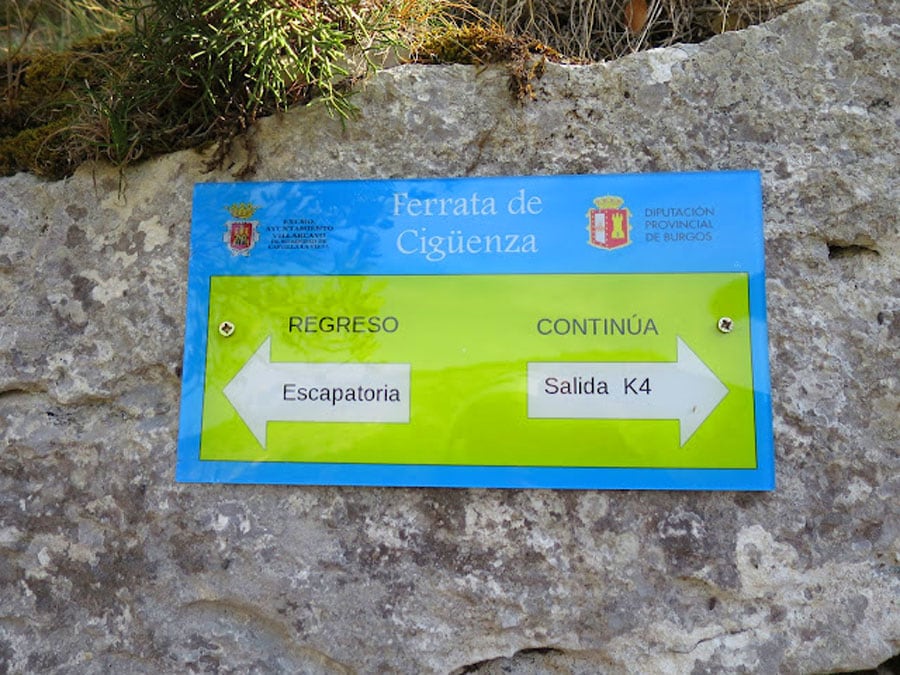 Retorno o desvío a variante K4 