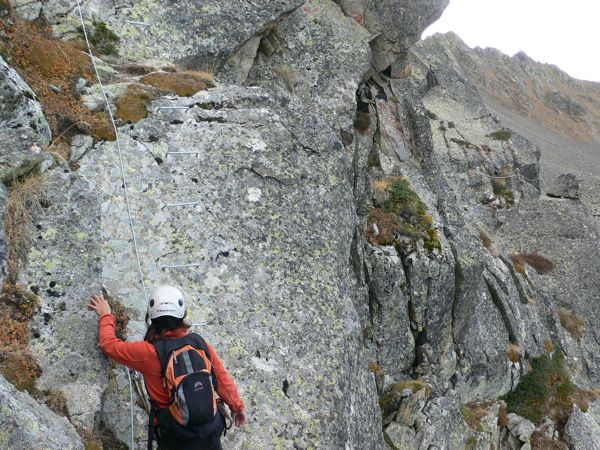 Here from the left ferrata -we can see the right one 