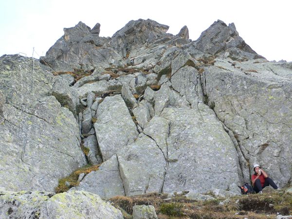 Starting point of the two Coll dels Isards alternatives 